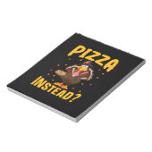 Erntedank Pizza Notizblock (Rotiert)