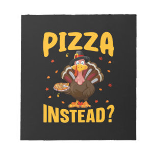 Erntedank Pizza Notizblock