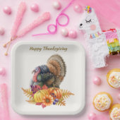 Erntedank-Platte für Pumpkins Pappteller (Party)