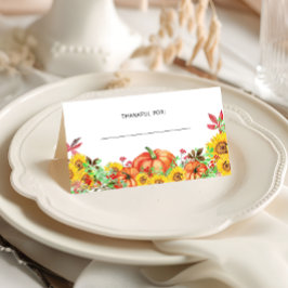 Erntedank Platzkarte