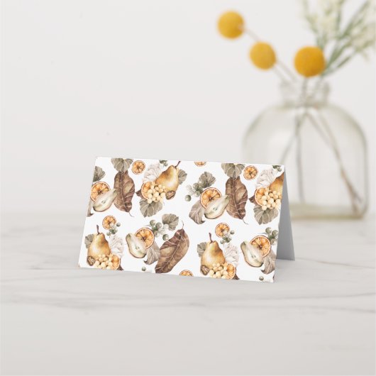 Erntedank Platzkarte (Rückseite)