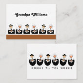 Erntedank Platzkarte (Vorne/Hinten)