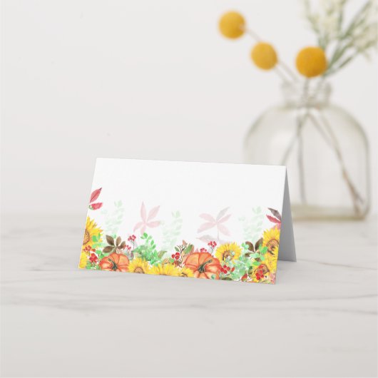 Erntedank Platzkarte (Rückseite)