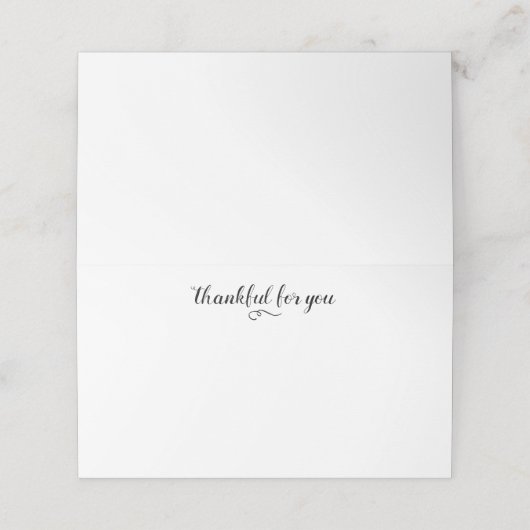 Erntedank Platzkarte (Außenseite Aufgefaltet)