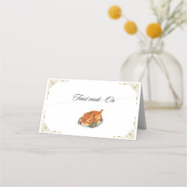 Erntedank Platzkarte dekoratives lustiges Zitat