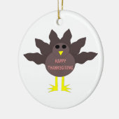 Erntedank Plcuked Turkey Ornament (Links)