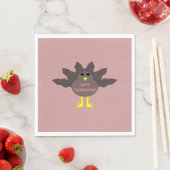 Erntedank Plucked Turkey Cocktail Napkins Serviette (Beispiel)