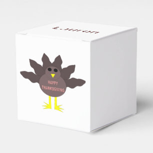 Erntedank Plucked Turkey Custom Gevor Box Geschenkschachtel