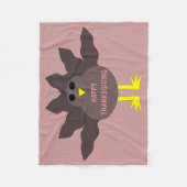 Erntedank Plucked Turkey Fleece Blanket (Vorderseite)