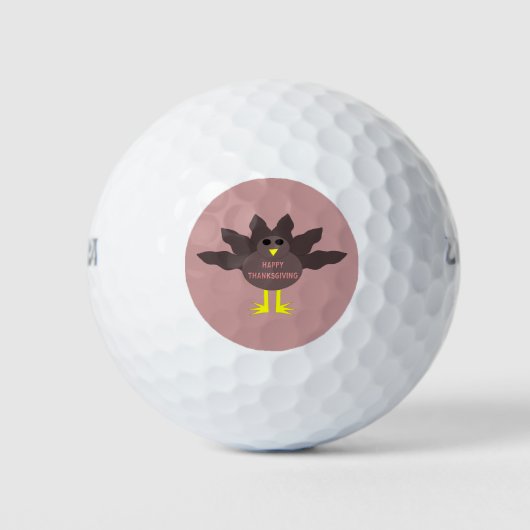 Erntedank Plucked Turkey Golf Ball (Vorderseite)