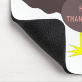 Erntedank Plucked Turkey Mousepad (Ecke)