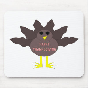 Erntedank Plucked Turkey Mousepad