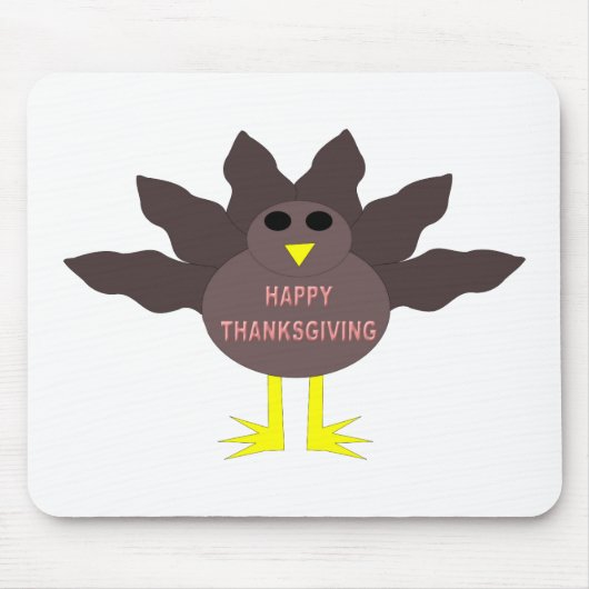 Erntedank Plucked Turkey Mousepad (Vorne)