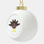 Erntedank Plucked Turkey Ornament (Rechts)