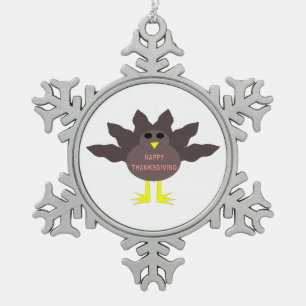 Erntedank Plucked Turkey Ornament