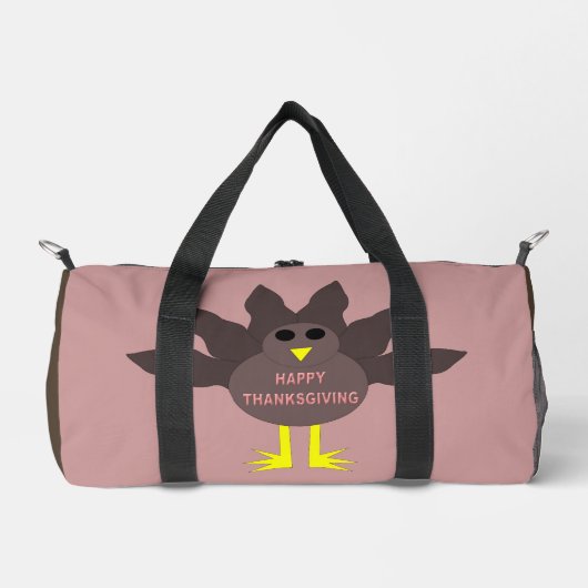 Erntedank Pluckte Türkei Gemustert Duffle Bag (Vorderseite)