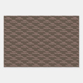 Erntedank Pluckte Türkei Geschenkpapier Set (Vorderseite 2)