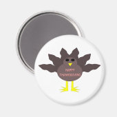 Erntedank Pluckte Türkei Magnet (Vorderseite/Rückseite)