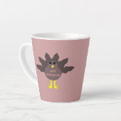 Erntedank Pluckte Türkei Milchtasse (Linke Ecke)