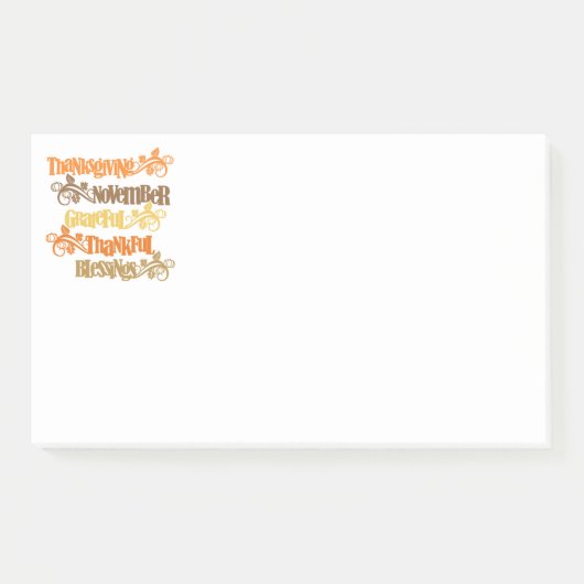 Erntedank Post-it-Notes Post-it Klebezettel (Vorderseite)