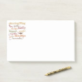 Erntedank Post-it-Notes Post-it Klebezettel (Auf Schreibtisch)