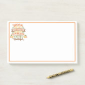 Erntedank Post-it-Notes Post-it Klebezettel (Auf Schreibtisch)