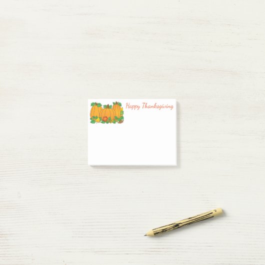 Erntedank Post-it-Notes Post-it Klebezettel (Auf Schreibtisch)