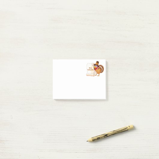 Erntedank Posten-es-Anmerkungen Post-it Klebezettel (Auf Schreibtisch)