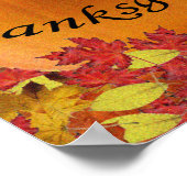 Erntedank Poster (Ecke)