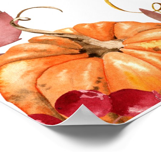 Erntedank Poster (Ecke)