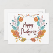 Erntedank Postkarte (Vorne/Hinten)