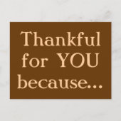 Erntedank Postkarte (Vorderseite)