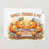 Erntedank Postkarte (Vorne/Hinten)