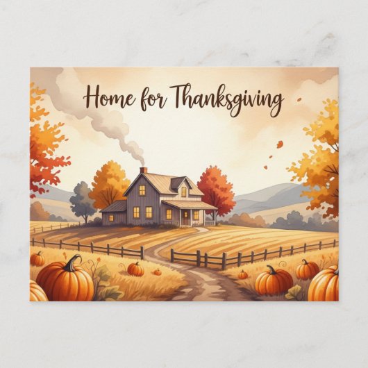 Erntedank Postkarte (Vorderseite)