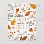 Erntedank Postkarte (Vorderseite)