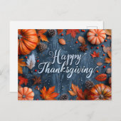 Erntedank Postkarte (Vorne/Hinten)