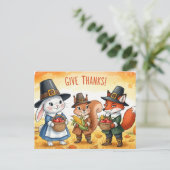 Erntedank Postkarte (Stehend Vorderseite)