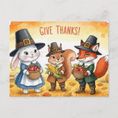 Erntedank Postkarte (Vorderseite)