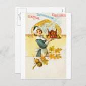 Erntedank Postkarte (Vorne/Hinten)