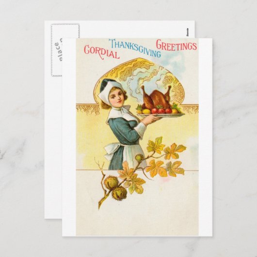 Erntedank Postkarte (Vorne/Hinten)