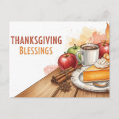 Erntedank Postkarte (Vorderseite)