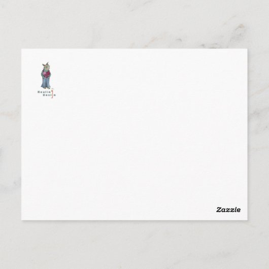 Erntedank Postkarte (Rückseite)