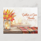 Erntedank Postkarte (Vorderseite)