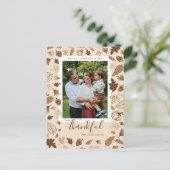 Erntedank Postkarte (Stehend Vorderseite)