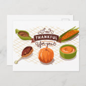 Erntedank Postkarte (Vorne/Hinten)