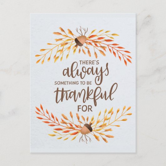 Erntedank Postkarte (Vorderseite)