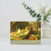 Erntedank Postkarte (Stehend Vorderseite)