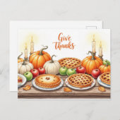 Erntedank Postkarte (Vorne/Hinten)