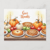 Erntedank Postkarte (Vorderseite)