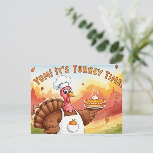 Erntedank Postkarte (Stehend Vorderseite)